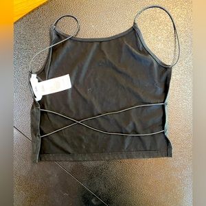 Adika open back crop top